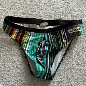 Striped Aussiebum speedo